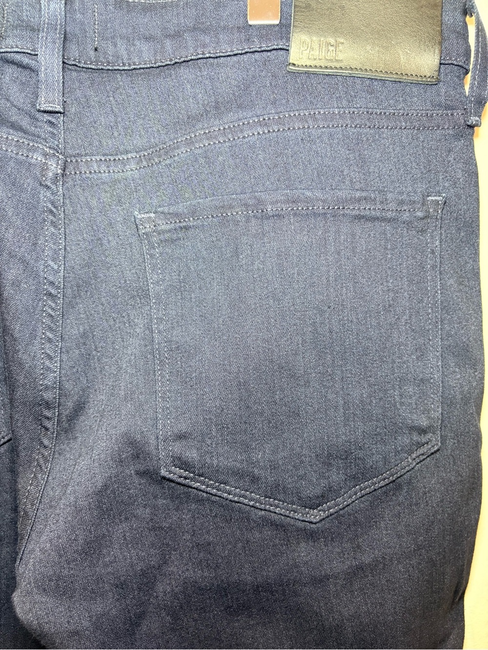 PAIGE Federal Premium Denim Slim Straight Dark Wash Stretch Jeans Men’s 32 - Picture 6 of 7